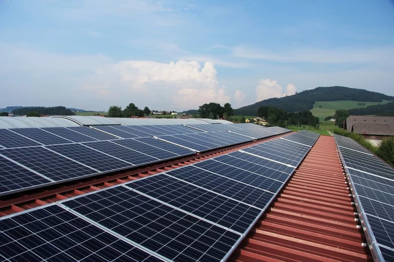 Solar panels installation