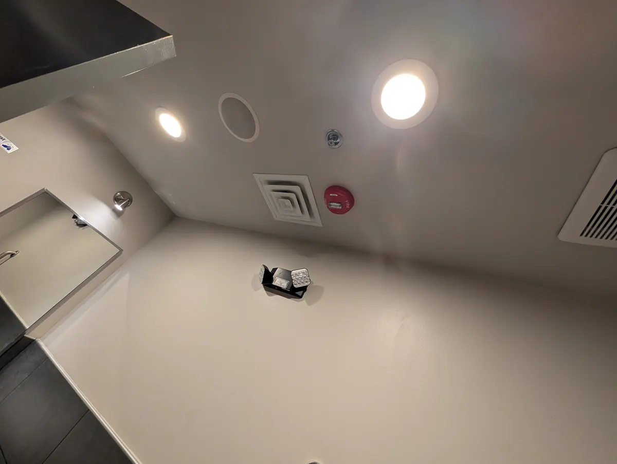 Ceiling lighting installation by Shepherd Electrical