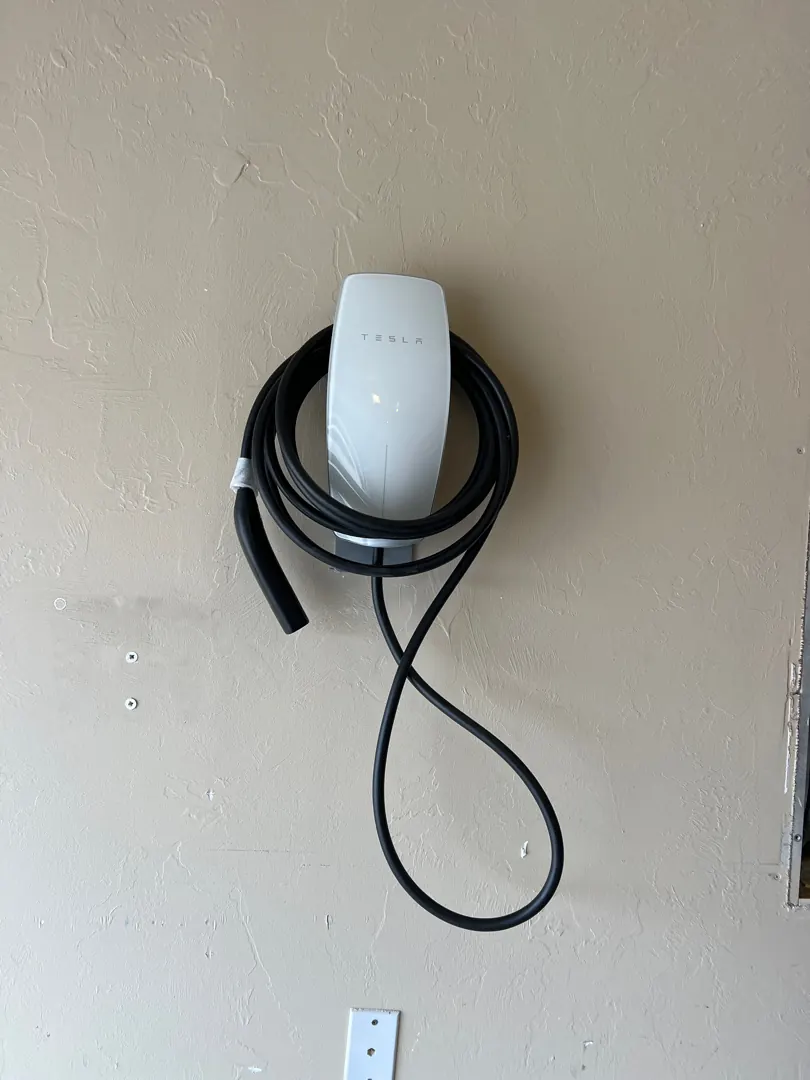 Tesla EV charger installed by Shepherd Electrical
